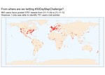 Geographical participation in the #30DayMapChallenge